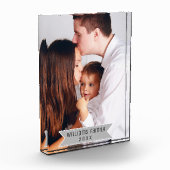 Eenvoudige minimale moderne aangepaste familiefoto fotoblokken (Links)