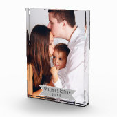 Eenvoudige minimale moderne aangepaste familiefoto fotoblokken (Rechts)