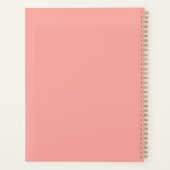 Eenvoudige minimale moderne bloem planner 2025 (Achterkant)