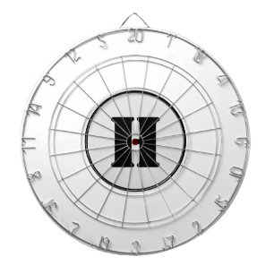 EENVOUDIGE MINIMALE MODERNE MONOGRAM ELEGANTE STIJ DARTBORD