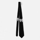 EENVOUDIGE MINIMALE MODERNE MONOGRAM ELEGANTE STIJ STROPDAS (Achterkant)