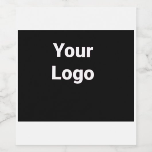 EENVOUDIGE MINIMALE MODERNE MONOGRAM ELEGANTE STIJ WIJN ETIKET (Enkel label)