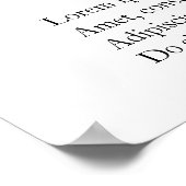 Eenvoudige minimale moderne zakelijke prijslijst poster (Hoek)