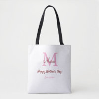 Eenvoudige Minimale moederdag monogram Roze Naam T