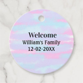 Eenvoudige Minimale Monogram logo Gepersonaliseerd Bedankjes Labels