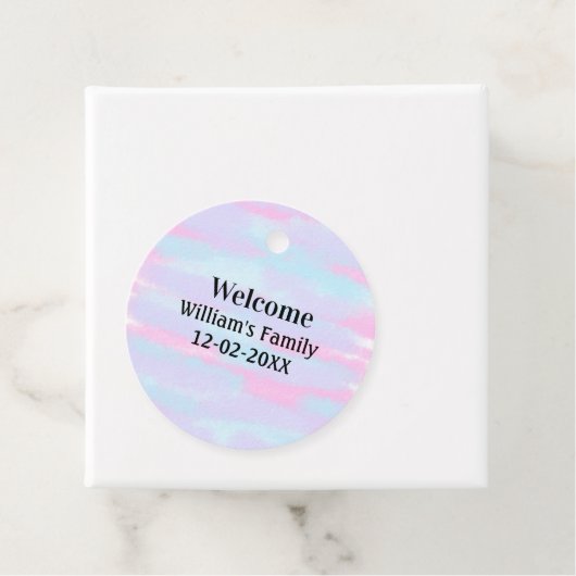 Eenvoudige Minimale Monogram logo Gepersonaliseerd Bedankjes Labels (In situ)