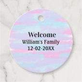 Eenvoudige Minimale Monogram logo Gepersonaliseerd Bedankjes Labels (Voorkant)