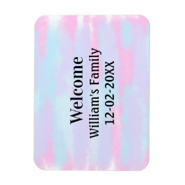 Eenvoudige Minimale Monogram logo Gepersonaliseerd Magneet