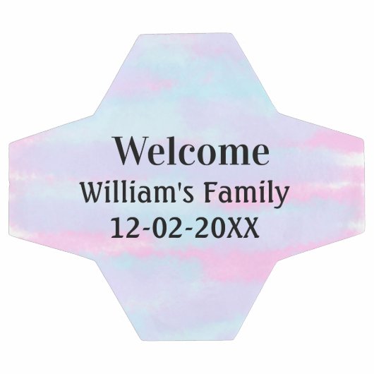 Eenvoudige Minimale Monogram logo Gepersonaliseerd Voetbal (Enkel)