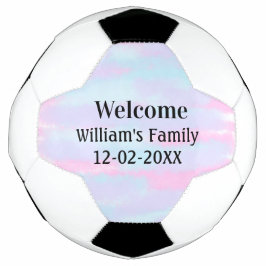 Eenvoudige Minimale Monogram logo Gepersonaliseerd Voetbal