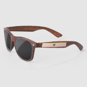 eenvoudige minimale monogram logo voeg uw waterver zonnebrillen (Links)