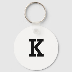 EENVOUDIGE MINIMALE MONOGRAM PERSOONLIJKE NAAM SLE SLEUTELHANGER
