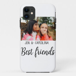 eenvoudige minimale naam beste vrienden voeg foto Case-Mate iPhone case
