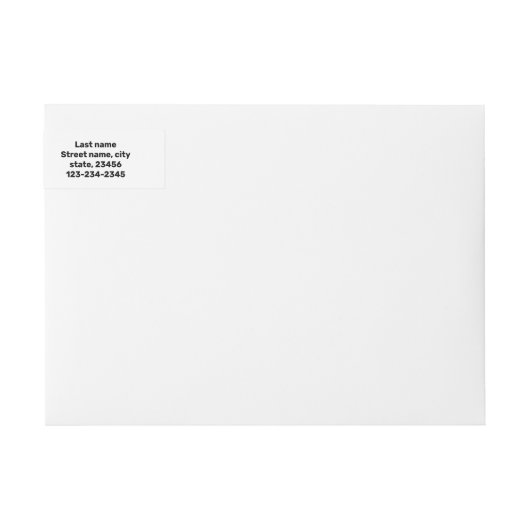 eenvoudige minimale naam hier voor aangepast verze (Voorkant)