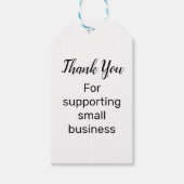 eenvoudige minimale ondersteuning voor kleine bedr cadeaulabel (Voorkant)