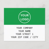 Eenvoudige minimale onroerend goed koper kopen wij flyer (Achterkant)