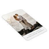 Eenvoudige minimale opslagdatum, één grote foto magneet (Rechterzijde)