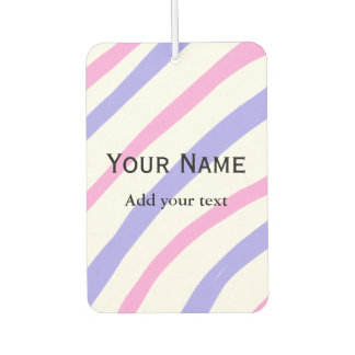 Eenvoudige minimale oranje strepen waterverf toevo luchtverfrisser