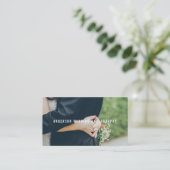 Eenvoudige minimale overlayfotografie | VISITEKAAR Visitekaartje (Staand voorkant)