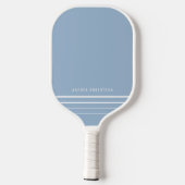 Eenvoudige, minimale persoonlijke naam voor baby B Pickleball Paddle (Achterkant)