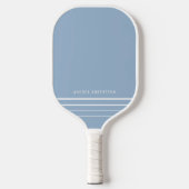 Eenvoudige, minimale persoonlijke naam voor baby B Pickleball Paddle (Voorkant)