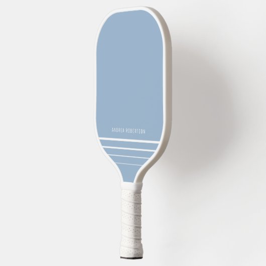 Eenvoudige, minimale persoonlijke naam voor baby B Pickleball Paddle (Links)