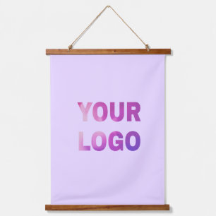 eenvoudige minimale plaats hier uw logo/ontwerp te hangend wandkleed