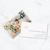 Eenvoudige, minimale professionele Logo foto Visitekaartje