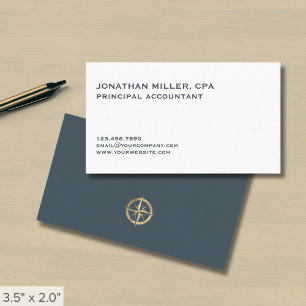 Eenvoudige minimale professionele Logo Visitekaartje