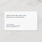 Eenvoudige minimale professionele Logo Visitekaartje (Voorkant)