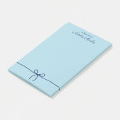 Eenvoudige minimale professionele marine blauw post-it® notes (Schuin)