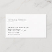 Eenvoudige minimale professionele sjabloon visitekaartje (Voorkant)