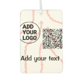 Eenvoudige minimale q of code toevoegen logo scanc luchtverfrisser (Voorkant)