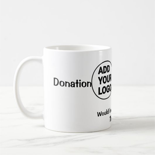 Eenvoudige minimale q of code toevoegen logo socia koffiemok (Links)