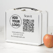Eenvoudige minimale q r code logo toevoegen scan c (In situ)