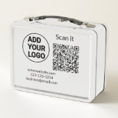 Eenvoudige minimale q r code logo toevoegen scan c (Achterkant)
