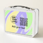 Eenvoudige minimale q r code logo toevoegen scan c (Achterkant)