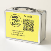Eenvoudige minimale q r code logo toevoegen scan c (Achterkant)