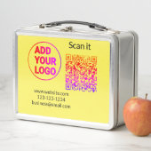 Eenvoudige minimale q r code logo toevoegen scan c (In situ)