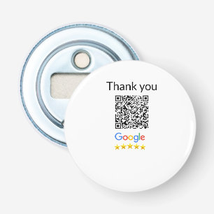 Eenvoudige minimale q r code logo toevoegen scan c button flesopener