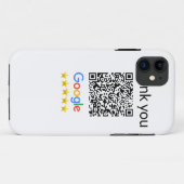 Eenvoudige minimale q r code logo toevoegen scan c Case-Mate iPhone case (Achterkant (horizontaal))