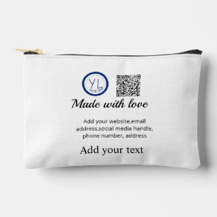 Eenvoudige minimale q r code logo toevoegen scan c etui