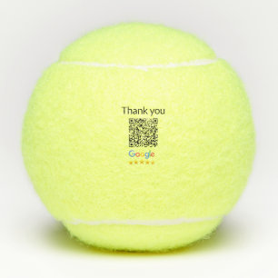 Eenvoudige minimale q r code logo toevoegen scan c tennisballen