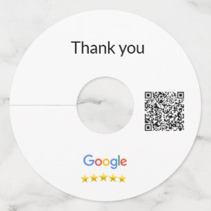 Eenvoudige minimale q r code logo toevoegen scan c wijnglaslabel
