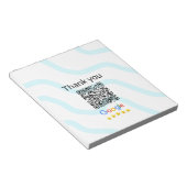 Eenvoudige minimale QR-code logo scancode naam we Notitieblok (Schuin)