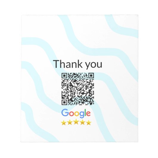 Eenvoudige minimale QR-code logo scancode naam we Notitieblok (Voorkant)