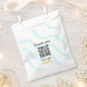 Eenvoudige minimale QR-code logo toevoegen scan co Bedankzakje (Geknipt)