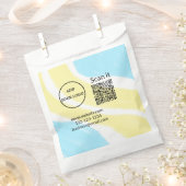 Eenvoudige minimale QR-code logo toevoegen scan co Bedankzakje (Geknipt)