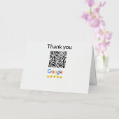 Eenvoudige minimale QR-code logo toevoegen scan co Folie Feestdagenkaart (Orchidee)