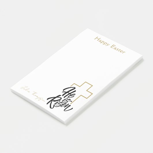 Eenvoudige minimale religieuze Pasen Post-it® Notes (Schuin)